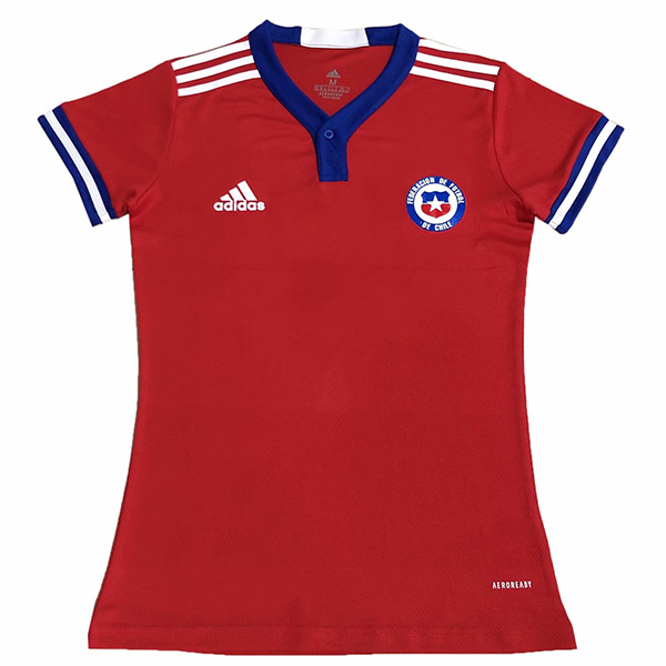 Chile la prima maglia da calcio femminile da casa del Cile è la prima maglia da calcio femminile 2022